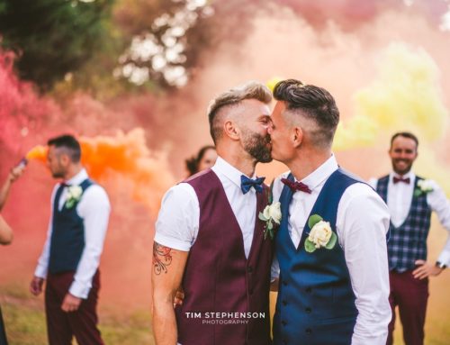 Epic wedding day – colourful and proud